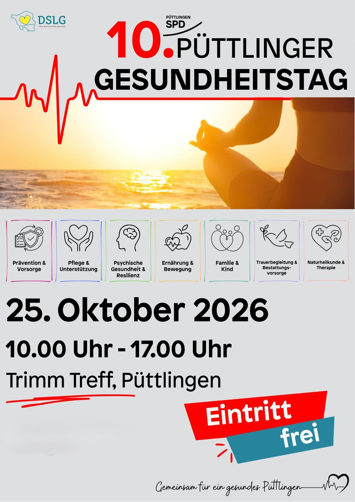10. Püttlinger Gesundheitstag am Sonntag, 25. Oktober